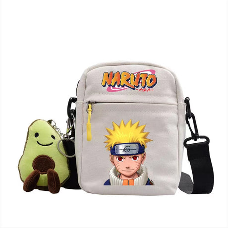 Hot Naruto Anime Figure Print Small Square Bag Children Shoulder Diagonal Bags Men Women's Backpack Christmas Gifts, everythinganimee