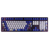 Kamisato Ayaka Transparent Keycap Pbt Keycap Thermal Sublimation Keycap 108 Keys Game Anime Character Keycap Keyboard Accessories Diy Custom, everythinganimee