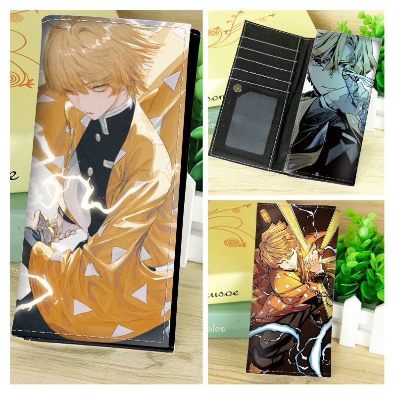 Anime Long Wallet Genshin Impact Lumine Aether Jean Gunnhildr PU Leather Purse Long Clutch, everythinganimee