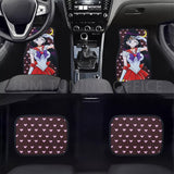 JDM Anime sailor moon Cartoon Print Floor Mats Non-Slip Fashion Washable Auto Interior Accessories Pad Protects Carpet For Universal, everythinganimee