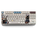 Genshin Impact Shenhe Keyboard Keycap Cartoon Anime Game Periphery 108Pcs Key Caps OEM Height Cumputer Accessories, everythinganimee