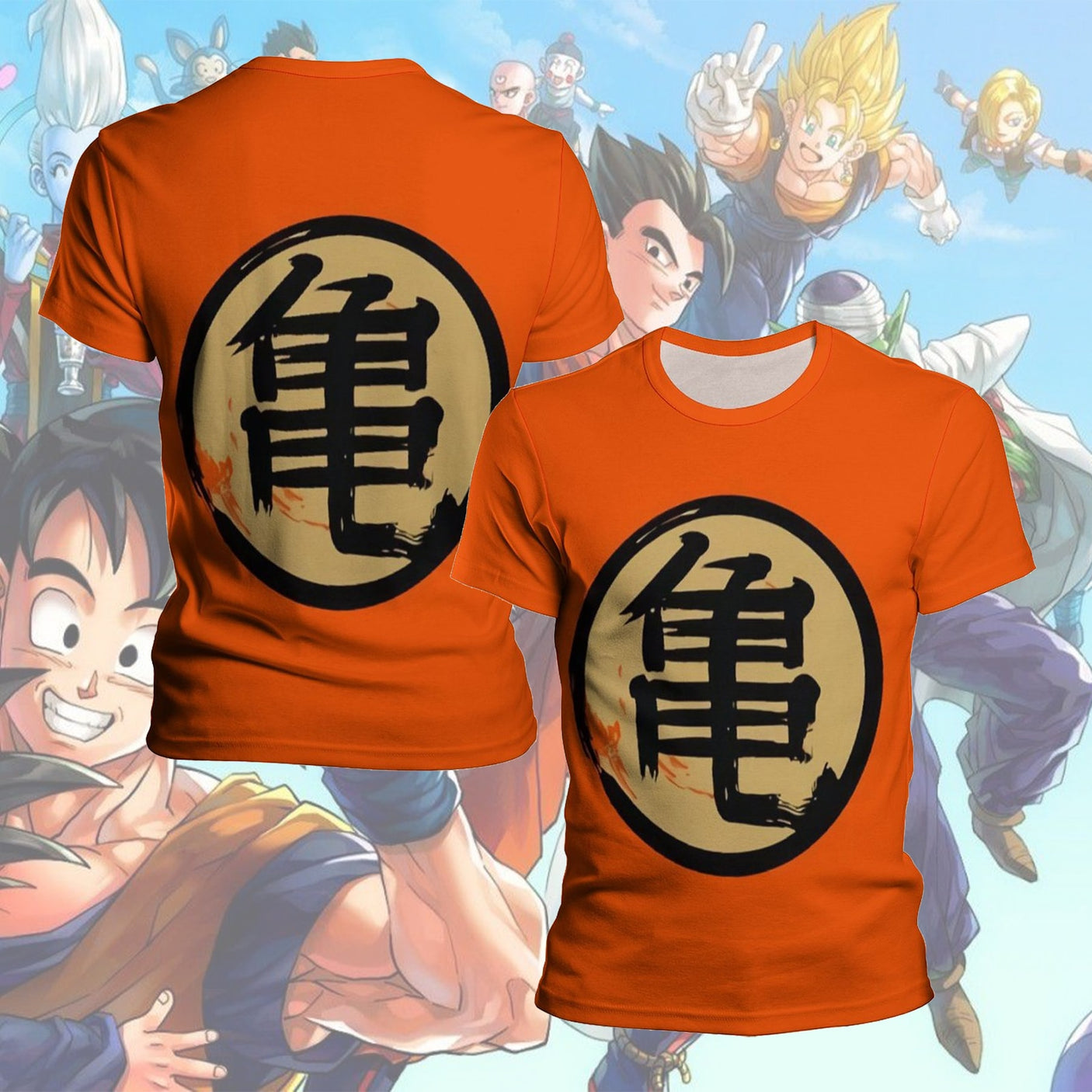 This tees captures the magic of  Dragon Ball Z. If you're looking for more  Dragon Ball Z merch, we have it all! Check out our anime merch now—free shipping!