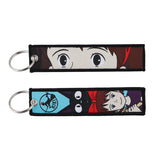 Anime Embroided Key-chain