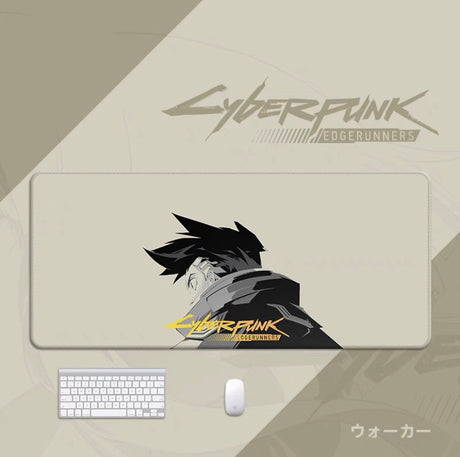 Anime Cyberpunk mouse pad new game mousepad edge walker mouse pad game accessories mats office computer keyboard desk mat Color Edge, everythinganimee