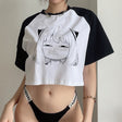 Woman Tshirts Summer Graphic Tees Kawaii Japanese Anime Bound Spy x Family Anya Forger Loid T Shirt Women Funny Cartoon Tops