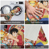 One Piece Hot Anime Bathroom Mat Adventure Team Doormat Kitchen Carpet Entrance Door Rug Home Decoration, everythinganimee