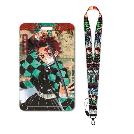 New Anime Demon Slayer Lanyards for Key Neck Strap For Card Badge Gym Key Chain Lanyard Key Holder DIY Hang Rope Keychain