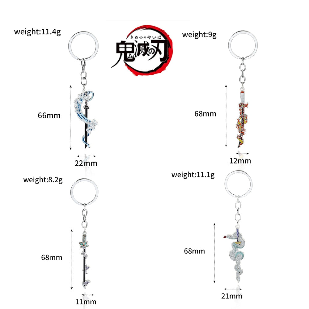 Demon Slayer Sword Keychain/Brooch