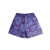 Devil Fruit One Piece Gym Shorts Purple