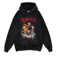 Anime Graphic Hoodie Hip Hop Men Streetwear Pullover Japanese Black Washed Hoodie Sweatshirt Autumn Harajuku Vintage Hooded, everythinganimee