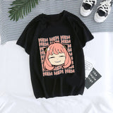 Unisex Spy X Family Tshirt Men Kawaii Cartoon Anya Tee Shirt Tops Japanese Anime T-shirt Harajuku Graphic T Shirt Female 90s, everythinganimee