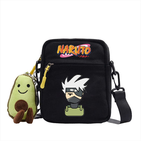 Hot Naruto Anime Figure Print Small Square Bag Children Shoulder Diagonal Bags Men Women's Backpack Christmas Gifts, everythinganimee