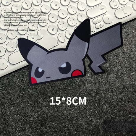 Style your car with our Cute Pokemon Black Stickers | If you are looking for Pokemon Merch, We have it all! | check out all our Anime Merch now!