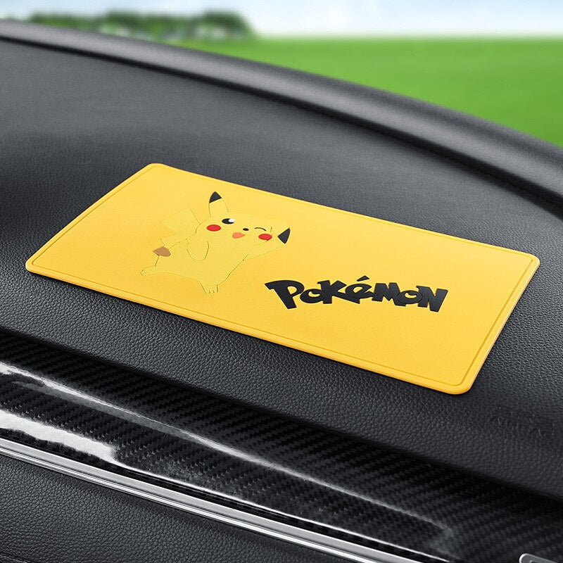 Pokemon car center console dashboard anti-slip mat Pikachu decorative phone key pad Christmas gifts around Japan anime, everythinganimee