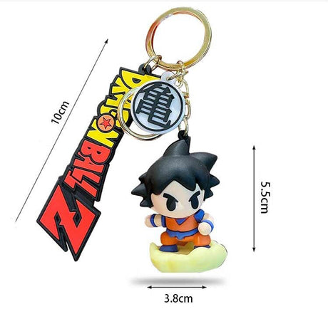 Products Dragon Ball Z Keychain Son Goku Cartoon Anime Figures Keyring Super Saiyan Backpack Decorations Children Toys Christmas Gifts, everything animee