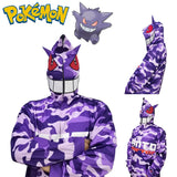 Pokemen Gengar Men Sweatshirt Y2k Demon Letter Print Hoodie Vintage Oversized Zipper Jacket High Quality Harajuku Hoodies Women, everythinganimee