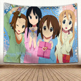 Anime Wall Hanging Tapestry Japan Kawaii New K-ON! Home Party Decorative Cartoon Game Photo Background Cloth Table, everything animee