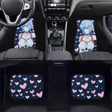 JDM Anime sailor moon Cartoon Print Floor Mats Non-Slip Fashion Washable Auto Interior Accessories Pad Protects Carpet For Universal, everythinganimee