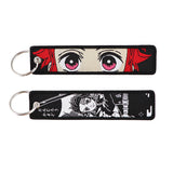 Anime Embroided Key-chain