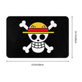 One Piece Hot Anime Bath Mat Skull Mask Doormat Living Room Carpet Balcony Rug Home Decor, everythinganimee