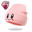 Kawaii Anime Kirby Hat Cute Face Eyes Cosplay Keep Warm Knitted Hat Unisex Adult Kids Cap Hip Hop Autumn Winter Gift, everythinganimee