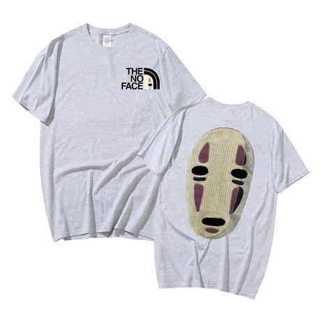 Japanese Anime No Face Man Graphic Printed T-shirts 90s Unisex Manga Tshirt Men Women Summer Fashion Casual Oversized T Shirts, everything animee