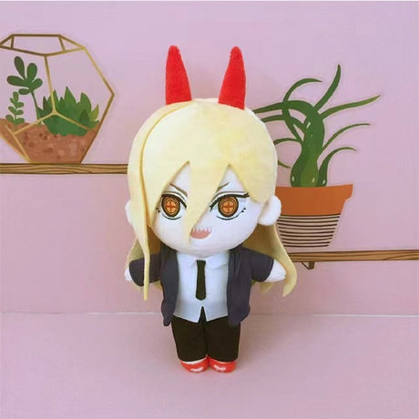 Chainsaw Man Makima Quanxi Denji Power Mitaka Asa Pochita Plush Doll Anime Cartoon Soft Stuffed Toy Christmas Kids Gift 20CM