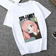 Unisex Spy X Family Tshirt Men Kawaii Cartoon Anya Tee Shirt Tops Japanese Anime T-shirt Harajuku Graphic T Shirt Female 90s, everythinganimee