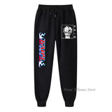 New Japan Anime Bleach Kurosaki Ichigo Print Men Pants Casual Loose Sport Long Pants Men Bundle Feet Jogging Sweatpants Trousers, everything animee