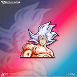 Anime Dragon Ball Z/GT/Super Car Sticker GokuVegeta Super Saiyan Lightning Reflective Holographic Waterproof Sticker Pull Flower , everythinganimee