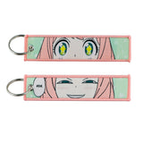 Anime Embroided Key-chain