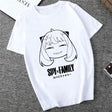 Unisex Spy X Family Tshirt Men Kawaii Cartoon Anya Tee Shirt Tops Japanese Anime T-shirt Harajuku Graphic T Shirt Female 90s, everythinganimee