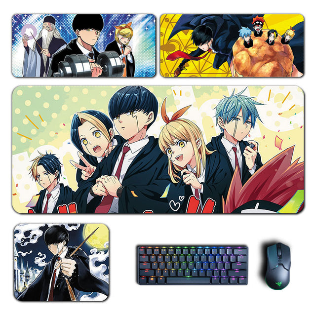 Anime Mashle Magic and Muscles Mouse Pads Mash Lance Dot Lemon XXL Mousepad Manga Computer Keyboard Pad Accessories Desk Mats, everythinganimee