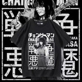 Upgrade your wardrobe today with our Mitaka Asa Chainsaw Man Shirt | If you are looking for more Naruto Merch, We have it all! | Check out all our Anime Merch now!