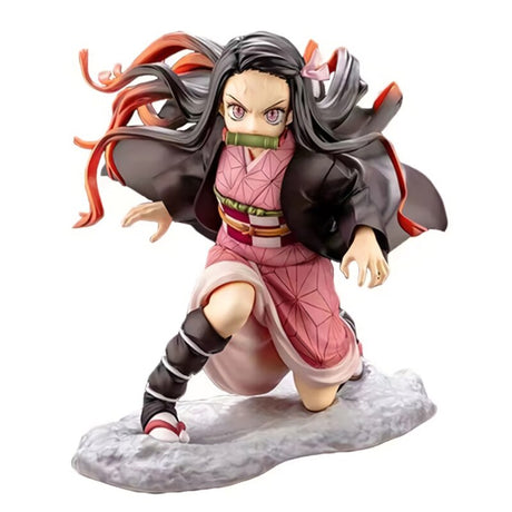 Demon Slayer Anime Figure Rengoku Kyoujurou PVC Action Figures Toys GK Kimetsu No Yaiba Figurine Kamado Tanjirou Doll Gift nezuko, everythinganimee