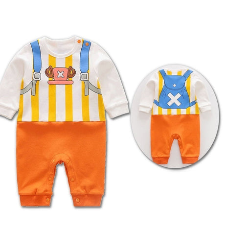 Anime Baby Clothes Newborn Boy Girl Rompers Infant Akatsuki Frieza Vegeta Luffy Cotton Jumpsuit Kids Cosplay Birthday Costume , everythinganimee