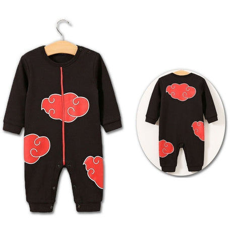 Anime Baby Clothes Newborn Boy Girl Rompers Infant Akatsuki Frieza Vegeta Luffy Cotton Jumpsuit Kids Cosplay Birthday Costume , everythinganimee