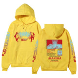 Anime Chainsaw Man Hoody Sweatshirt Makima Pattern Hoodies Men Women Fashion Loose Streetwear Tops Harajuku