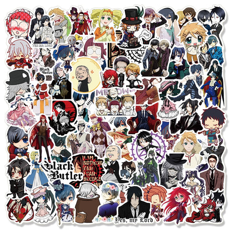 100pcs Anime Stickers Demon Slayer Hunter X Graffiti DIY Luggage Laptop Skateboard Phone Decal Sticker Toys