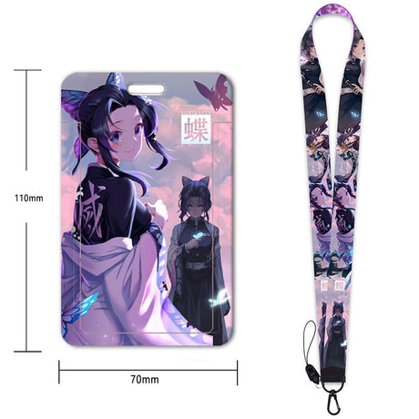 New Anime Demon Slayer Lanyards for Key Neck Strap For Card Badge Gym Key Chain Lanyard Key Holder DIY Hang Rope Keychain