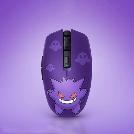 New Razer Pokemon Gengar Edition Orochi V2 Wireless Mouse Up to 950hrs Battery Life Mechanical Mouse Switches 2 Wireless Modes, everythinganimee