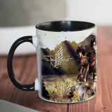 New Attack on Titan Mug 11oz Creative Ceramic Cartoon Anime Coffee Mugs Tea Cups Boy Friends Husband Birthday Gift, everythinganimee