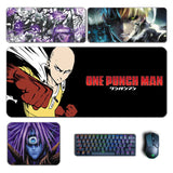 Anime One Punch Man Large Mouse Pad Saitama Genos Garou Fubuki Mousepad Computer Laptop Game Pad PC Gaming Accessories Desk Mats, everythinganimee