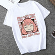 Unisex Spy X Family Tshirt Men Kawaii Cartoon Anya Tee Shirt Tops Japanese Anime T-shirt Harajuku Graphic T Shirt Female 90s, everythinganimee