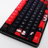 Kaguya-sama: Love Is War Shinomiya Kaguya Keycaps Cherry Profile Sublimation Mechanical Keyboard Key Caps 104 Keys Anime Keycap, everythinganimee