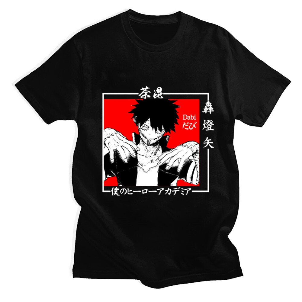 My Hero Academia T Shirt Japanese Anime Himiko Toga Graphic T-shirt Kawaii Cartoon Tshirt Streetwear Summer Cotton Short Sleeve, everythinganimee