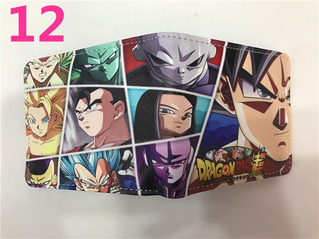 Dragon Ball PU Cartoon Wallet Personalized Fashion Collection Gifts Teenage Students Boys Girls Short Coin Purse Birthday Gift,everythinganimee