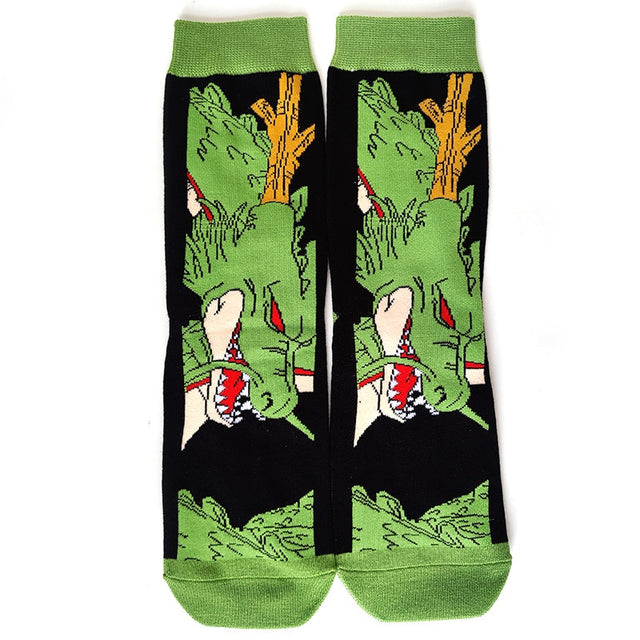 Anime style socks, animes include naruto and dragon ball z  Socks Cartoon Anime Character Cosplay Anime Skateboard Socks Men's Casual Adult Socks, everythinganimee