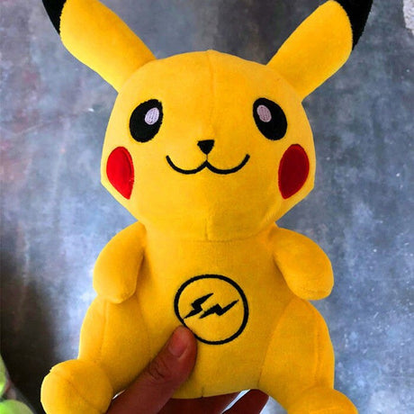 Pokemon X Fragment 30CM Anime Character Dark Pikachu Doll Kawaii Pop Doll Black Pikachu Pillow Birthday Gift Female, everythinganimee