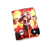 Anime Demon Slayer Soft Button Wallet Tomioka Giyuu Zipper Coin Card Purse, everythinganimee